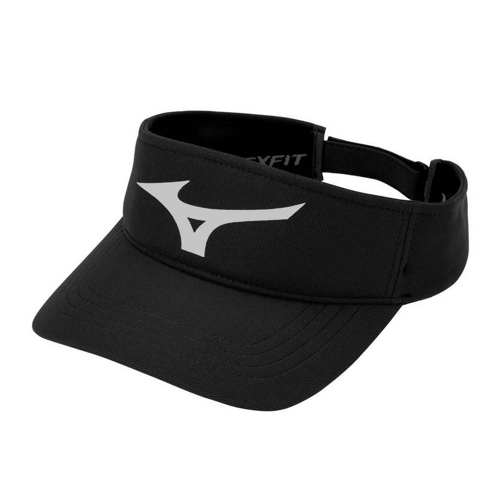 Mizuno Men's Diamond Baseball Visor Black/Grey (370275-QSJ)